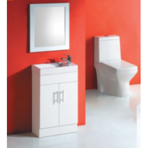 Mini PVC Vanity 500*250*860 With Kickboard Cabinet Only